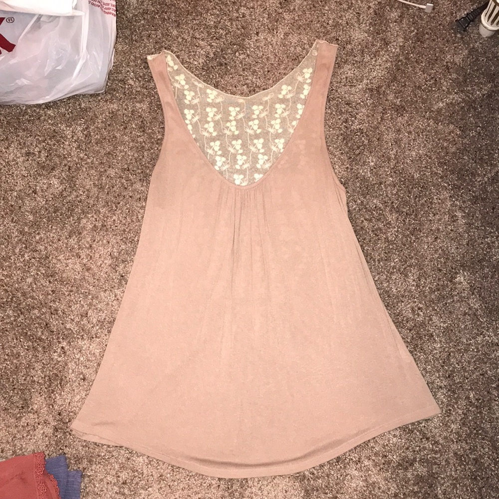 lacey tank top